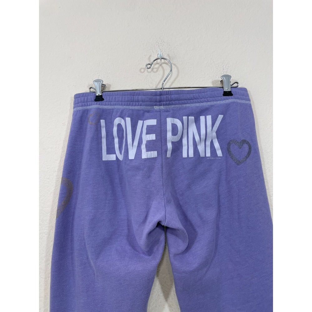 Vintage Y2K Victoria's‎  Secret LOVE PINK Sweatpants Size XS Lilac Drawstring - Picture 9 of 10